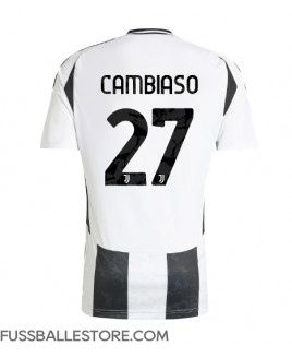 Günstige Juventus Andrea Cambiaso #27 Heimtrikot 2024-25 Kurzarm